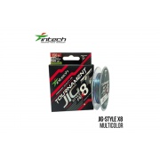 Шнур плетеный Intech Tournament Jig Style PE X8 Multicolor 150m