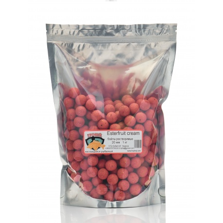 Бойлы раств. прикорм. "Еsterfruit cream" 20 мм 1 кг.