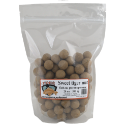 Бойлы раств. насадочные "Sweet tiger nut" 20 мм 500 гр.
