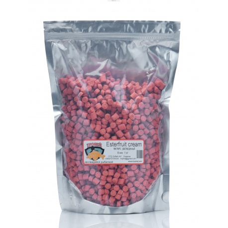 Пеллетс  пылящий "Esterfruit cream" 8 мм 1 кг.