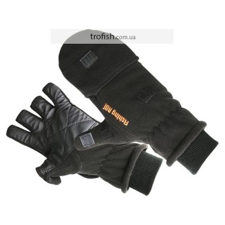 Перчатки флисовые Fishing ROI Black Fleece glover 