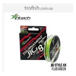 Шнур плетеный Intech Tournament Jig Style PE X8 Lime Green 150m