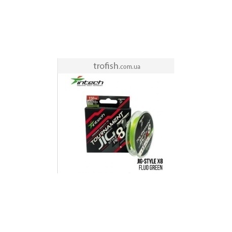 Шнур плетеный Intech Tournament Jig Style PE X8 Lime Green 150m