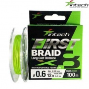 Шнур плетеный Intech First Braid X8 100m  Green