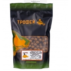 Бойли розчинні "Мушля-Слива" Big Fish Series 16 мм 1 кг