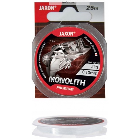 Волосінь Jaxon Monolith Premium 25 m